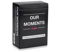OUR MOMENTS Couples: 100 déclencheurs de Conversation stimulants pour de Bonnes Relations - Jeu de Cartes de Conversation Amusant pour Les Couples
