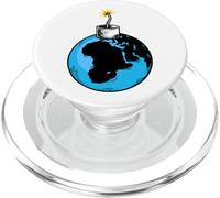 Our Planet Is A Time Bomb - Réchauffement climatique - Changement climatique PopSockets PopGrip pour MagSafe