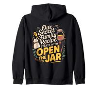 Our Secret Family Recipe Starts with Open The jar. Kitchen Sweat à Capuche