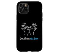 Our Voices are Seen American Sign Language Interprète Coque pour iPhone 11 Pro