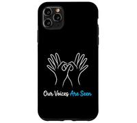 Our Voices are Seen American Sign Language Interprète Coque pour iPhone 11 Pro Max