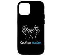 Our Voices are Seen American Sign Language Interprète Coque pour iPhone 12/12 Pro