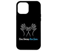 Our Voices are Seen American Sign Language Interprète Coque pour iPhone 12 Pro Max