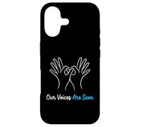 Our Voices are Seen American Sign Language Interprète Coque pour iPhone 17