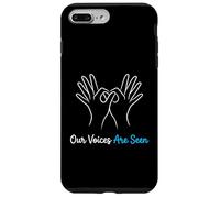 Our Voices are Seen American Sign Language Interprète Coque pour iPhone 7 Plus/8 Plus