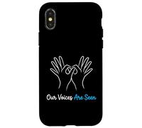 Our Voices are Seen American Sign Language Interprète Coque pour iPhone X/XS