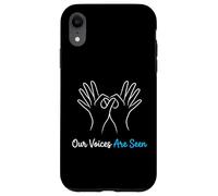 Our Voices are Seen American Sign Language Interprète Coque pour iPhone XR