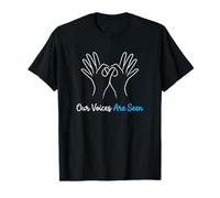 Our Voices are Seen American Sign Language Interprète T-Shirt