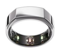 Oura Gen3 Heritage Anneau connecté - Taille 12, Silver | Suivi sommeil, fréquence cardiaque et activité - Max. 7 jours d'autonomie - Compatible iOS/Android - Baguier Oura pour trouver votre taille