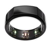 Oura Gen3 Heritage Anneau connecté - Taille 9, Black | Suivi sommeil, fréquence cardiaque et activité - Max. 7 jours d'autonomie - Compatible iOS/Android - Baguier Oura pour trouver votre taille