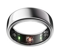 Oura Gen3 Horizon Anneau connecté - Taille 11, Silver | Suivi sommeil, fréquence cardiaque et activité - Max. 7 jours d'autonomie - Compatible iOS/Android - Baguier Oura pour trouver votre taille