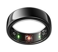 Oura Gen3 Horizon Anneau connecté - Taille 7, Black | Suivi sommeil, fréquence cardiaque et activité - Max. 7 jours d'autonomie - Compatible iOS/Android - Baguier Oura pour trouver votre taille
