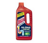OURAGAN - Gel Déboucheur Concentré Efficace, Parfum Agréable pour Canalisation, Bidon 1L - Lot de 4 - vendu par Lot