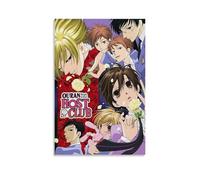 Ouran High School Host Club Peinture murale imperméable et résistante aux taches Peinture décorative haute définition Peintures décoratives pour étude et café, résistantes à la décoloration, style
