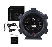 OURANTOOLS X95 GPS Inclinomètre Numérique Camping Auto, LCD Angle Pente Compteur de Pente HUD Compteur de Vitesse pour Tous DC5-28V Voiture SUV