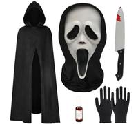 Ourdort Masque fantôme pour Halloween - Masque Scream