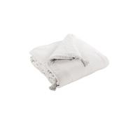 OUREA - Chemin de Lit 90x200cm Capitonné Gaze de Coton Chantilly - Altobuy Blanc G