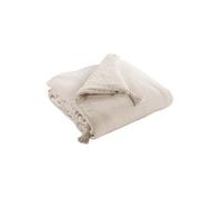 OUREA - Chemin de Lit 90x200cm Capitonné Gaze de Coton Pampa - Altobuy Beige G