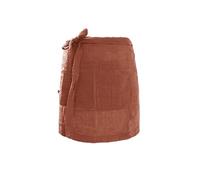 OUREA - Demi-Tablier avec Double Poche Gaze de Coton Terracotta -