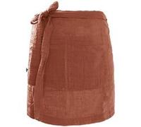OUREA - Demi-Tablier avec Double Poche Gaze de Coton Terracotta -