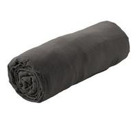 OUREA - Drap Housse 140x190cm Gaze de Coton Granit - Altobuy Gris