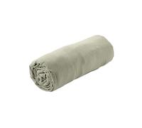 OUREA - Drap Housse 140x190cm Gaze de Coton Vert d'Eau -