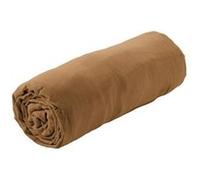 OUREA - Drap Housse 200x200cm Gaze de Coton Camel - Altobuy Marron