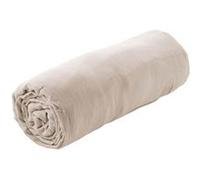 OUREA - Drap Housse 200x200cm Gaze de Coton Pampa - Altobuy Beige
