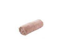 AltoBuy OUREA - Drap Housse 80x200cm Gaze de Coton Guimauve