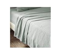 OUREA - Drap Plat 270x300cm Gaze de Coton Eucalyptus -