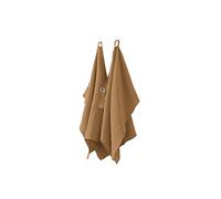OUREA - Lot de 2 Essuie-mains 50x70cm Gaze de Coton Camel -