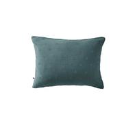 OUREA MOTIF - Taie d'Oreiller 50x70cm Gaze de Coton Canard à Fleurs Ajourées -