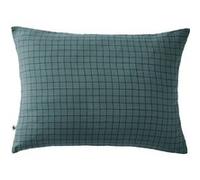 OUREA MOTIF - Taie d'Oreiller 50x70cm Gaze de Coton Canard à Petits Carreaux -