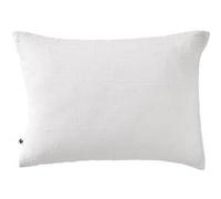 OUREA MOTIF - Taie d'Oreiller 50x70cm Gaze de Coton Chantilly à Fleurs Ajourées -