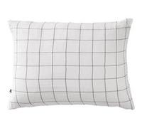 OUREA MOTIF - Taie d'Oreiller 50x70cm Gaze de Coton Chantilly à Grands Carreaux - Altobuy Blanc G