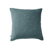 OUREA MOTIF - Taie d'Oreiller 60x60cm Gaze de Coton Canard à Pois Dorés