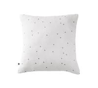 OUREA MOTIF - Taie d'Oreiller 60x60cm Gaze de Coton Chantilly à Pois Dorés