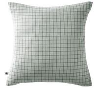 OUREA MOTIF - Taie d'Oreiller 60x60cm Gaze de Coton Eucalyptus à Petits Carreaux - Altobuy Vert G