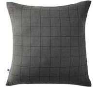 OUREA MOTIF - Taie d'Oreiller 60x60cm Gaze de Coton Granit à Grands Carreaux -