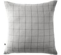 OUREA MOTIF - Taie d'Oreiller 60x60cm Gaze de Coton Nuage à Grands Carreaux -