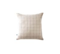 OUREA MOTIF - Taie d'Oreiller 60x60cm Gaze de Coton Pampa à Grands Carreaux -