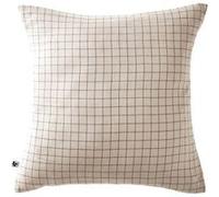 OUREA MOTIF - Taie d'Oreiller 60x60cm Gaze de Coton Pampa à Petits Carreaux -