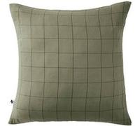OUREA MOTIF - Taie d'Oreiller 60x60cm Gaze de Coton Romarin à Grands Carreaux - Altobuy Vert