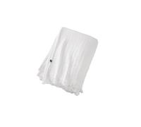 OUREA - Plaid à Franges 180x220cm 4 Epaisseurs Gaze de Coton Chantilly -