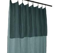 OUREA - Rideau Ajustable 140x300 cm Gaze de Coton Canard + 8 Anneaux Pince - ACTOME G