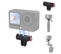 OURHZTB Adaptateur de base magnétique à libération rapide pour DJI Osmo Action 6, support de base d'extension à double griffe, support de fixation pour trépied de fixation pour caméra d'action DJI