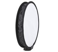 OURHZTB Boîte à lumière noire et blanche pliable de 40 cm avec réflecteur rond et diffuseur de flash de studio portable avec sac de transport pour photographie et appareil photo