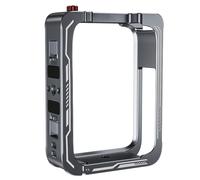 OURHZTB Boîtier en aluminium pour DJI OSMO 360, cadre de protection multifonction avec trou fileté 1/4 / interface griffe, cage lapin en métal pour accessoires de caméra d'action