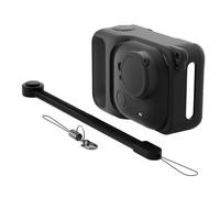 OURHZTB Coque de protection en silicone pour Insta360 GO Ultra Action Camera Accessoires, compartiment de chargement Coque de protection avec capuchon de protection pour objectif, cordon et corde