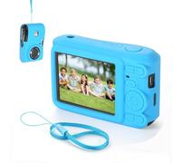 OURHZTB Coque en silicone compatible avec appareil photo numérique Kodak PIXPRO FZ45, coque de protection en silicone souple anti-rayures avec découpes précises pour appareil photo avec dragonne, bleu